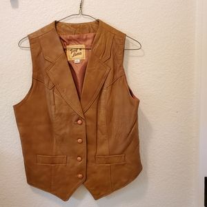 Tony Lama leather vest
